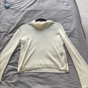 Madewell cream cowl neck sweater